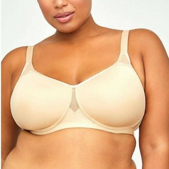 42C Size Nude Tan color Comfortably Cool Catherines No Wire Bra, New! - Picture 1 of 5